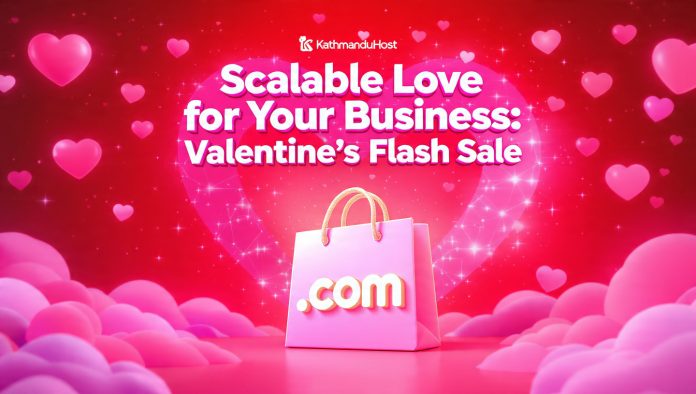 Valentine’s Flash Sale | Cheapest .com Domain Provider Nepal
